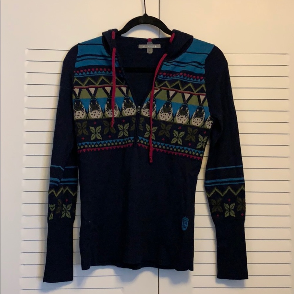 FINAL SALE Smartwool sweater with hood, S